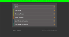 Desktop Screenshot of 1001calatorii.com
